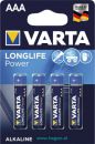Batterie AAA 4ST Longlife Power blau - VARTA